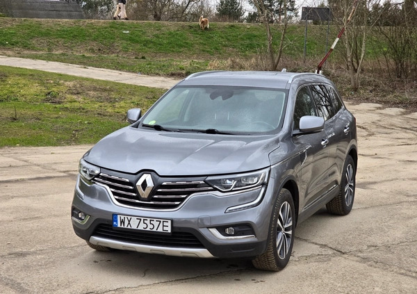 Renault Koleos cena 86900 przebieg: 86500, rok produkcji 2018 z Warszawa małe 781